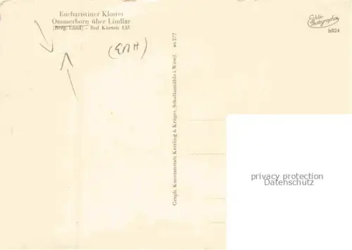 AK / Ansichtskarte Ommerborn Wipperfuerth Oberbergischer-Kreis NRW Eucharistiner Kloster