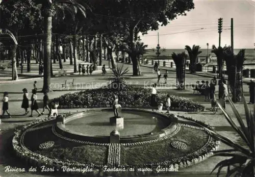 AK / Ansichtskarte VENTIMIGLIA Vintimille Liguria IT Fontana ai nuovi Giardini Riviera dei Fiori