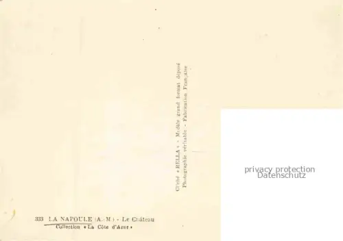 AK / Ansichtskarte La Napoule Plage Mandelieu-la-Napoule GRAssE 06 Alpes-Maritimes Vue panoramique et le château