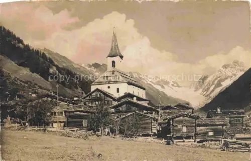 AK / Ansichtskarte Kippel Loetschental Raron VS Motiv mit Kirche