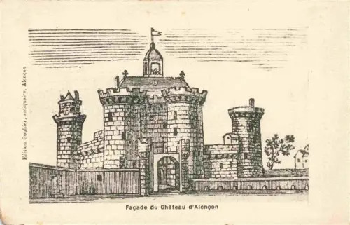 AK / Ansichtskarte ALENCON 61 Orne Facade Chateau
