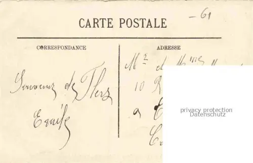 AK / Ansichtskarte Flers -de-l-Orne Argentan 61 Orne Entree Parc de Hotel de Volle