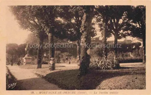 AK / Ansichtskarte Mortagne-au-Perche 61 Orne Jardin public