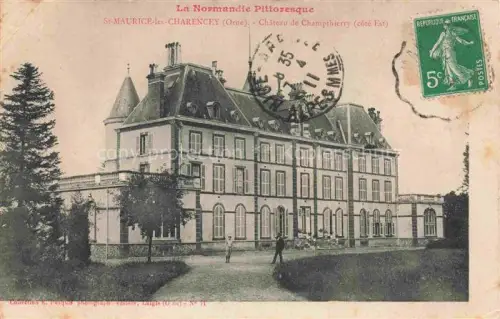 AK / Ansichtskarte St-Maurice-les-Charencey Mortagne-au-Perche 61 Orne Chateau Champthierry
