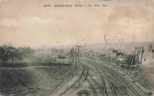 AK / Ansichtskarte Serquigny Bernay 27 Eure La Gare 