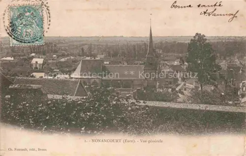 AK / Ansichtskarte Nonancourt EVREUX 27 Eure Vue generale