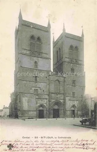 AK / Ansichtskarte St-Flour Haut-Auvergne 15 Cantal La Cathedrale