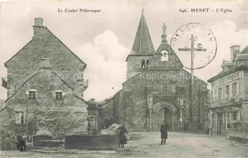 AK / Ansichtskarte Menet MAURIAC 15 Cantal Eglise