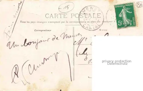 AK / Ansichtskarte Menet MAURIAC 15 Cantal Eglise