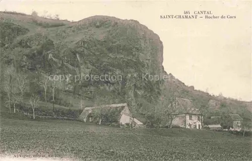 AK / Ansichtskarte Saint-Chamant Mauriac 15 Cantal Rocher de Cors