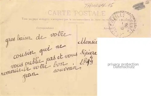 AK / Ansichtskarte Thuron Vercueyres 15 Cantal Chateau de Thuron