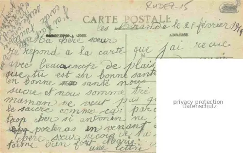 AK / Ansichtskarte Rudez Mandailles-Saint-Julien AURILLAC 15 Cantal Terminus de la Route d'Aurillac a Mandailles