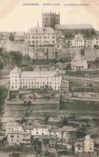 AK / Ansichtskarte Saint-Flour 15 Cantal Le Carmai et l'Eveche