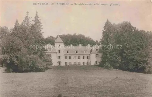 AK / Ansichtskarte Saint-Mamet-la-Salvetat Chateau de Fargues