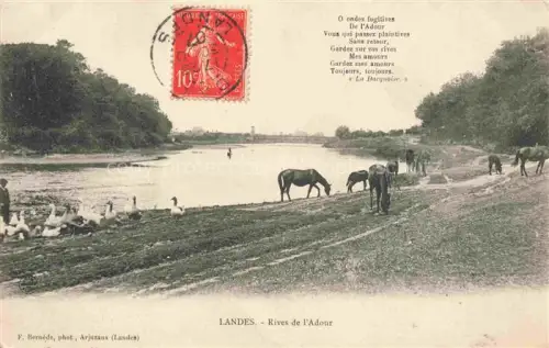 AK / Ansichtskarte Aire-sur-l Adour Mont-de-Marsan 40 Landes Rives de l'Adour