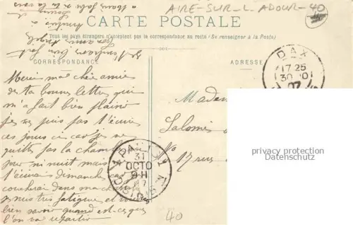 AK / Ansichtskarte Aire-sur-l Adour Mont-de-Marsan 40 Landes Rives de l'Adour