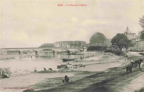 AK / Ansichtskarte DAX 40 Landes Le Pont sur l'Adour