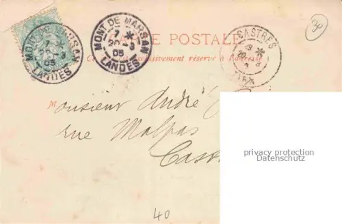 AK / Ansichtskarte MONT-DE-MARSAN 40 Landes Maison Plante