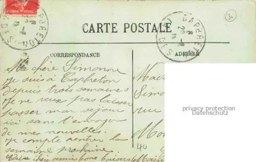 AK / Ansichtskarte CAPBRETON-SUR-MER  DAX 40 Landes La Plage