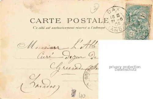 AK / Ansichtskarte Buglose Saint-Vincent-de-Paul DAX 40 Landes Eglise et maison de retraite