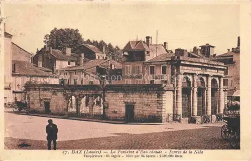 AK / Ansichtskarte DAX 40 Landes La Fontaine d'Eau chaude Source de la Nebe
