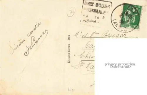 AK / Ansichtskarte DAX 40 Landes La Fontaine d'Eau chaude Source de la Nebe