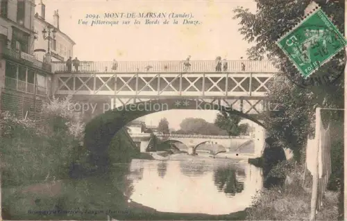 AK / Ansichtskarte MONT-DE-MARSAN 40 Landes Vue pittoresque sur les Bords de la Douze