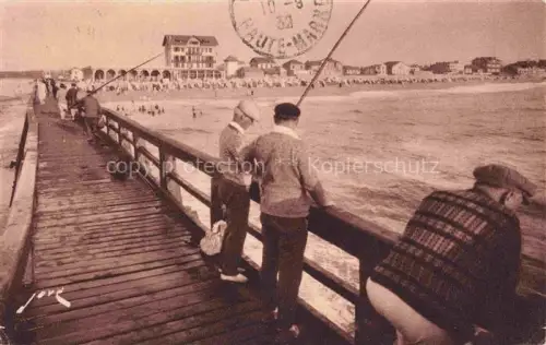 AK / Ansichtskarte CAPBRETON-SUR-MER  DAX 40 Landes Fervants de la peche sur l'estacade