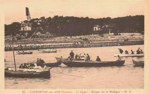 AK / Ansichtskarte CAPBRETON-SUR-MER  DAX 40 Landes Le Signal Barques sur le Boudigau
