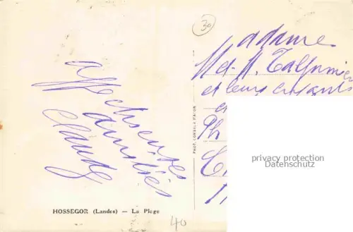 AK / Ansichtskarte Hossegor Soorts-Hossegor DAX 40 Landes Hotel de la Plage