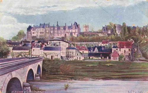 AK / Ansichtskarte St-Aignan -sur-Cher 41 Loir-et-Cher Vue generale