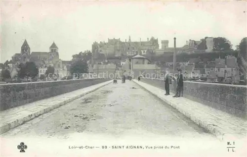 AK / Ansichtskarte Saint-Aignan  41 Loir-et-Cher Vue prise du Pont