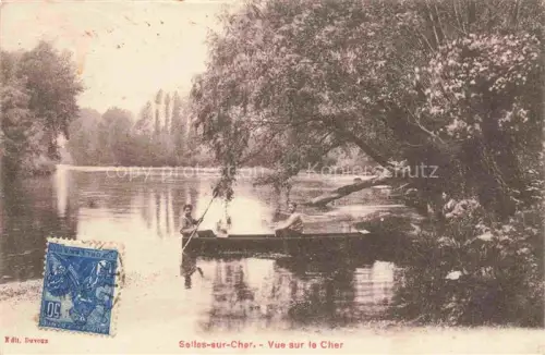 AK / Ansichtskarte Selles-sur-Cher Romorantin-Lanthenay 41 Loir-et-Cher Vue sur le Cher