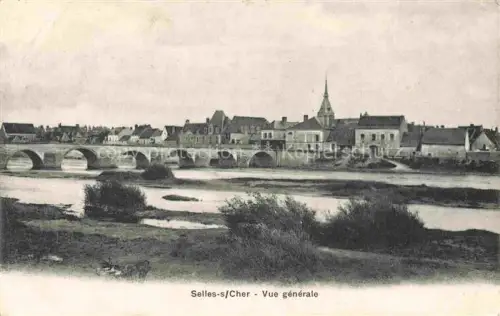 AK / Ansichtskarte Selles-sur-Cher Romorantin-Lanthenay 41 Loir-et-Cher Vue generale