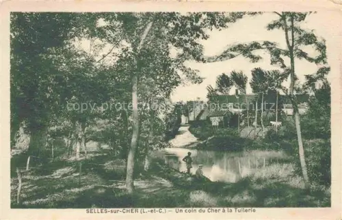 AK / Ansichtskarte Selles-sur-Cher Romorantin-Lanthenay 41 Loir-et-Cher Un coin du Cher a la Tullerie