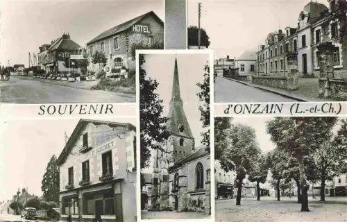 AK / Ansichtskarte Onzain BLOIS 41 Loir-et-Cher Hotel Kirche Park