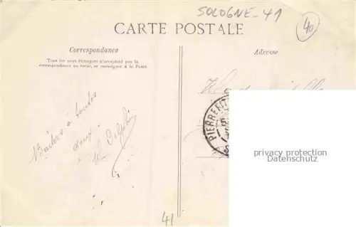 AK / Ansichtskarte Souesmes 41 Loir-et-Cher Deux Paysages Le Moulin d'en bas Une Gardeuse de chevres