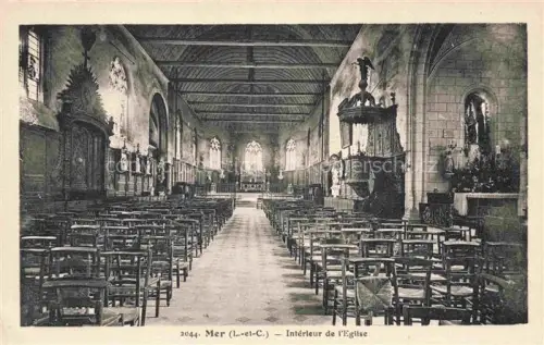 AK / Ansichtskarte Mer BLOIS 41 Loir-et-Cher Interieur de l'Eglise