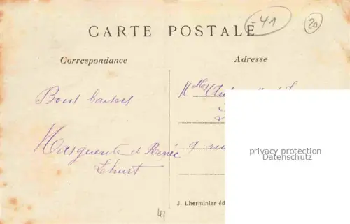 AK / Ansichtskarte Saint-Aignan  41 Loir-et-Cher Vue sur l'Eglise et le Chateau