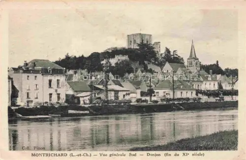 AK / Ansichtskarte Montrichard 41 Loir-et-Cher Vue generale Sud Donjon