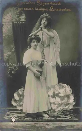 AK / Ansichtskarte Foto Fortuna Nr. 1725/3  heiligen Kommunion Maedchen  