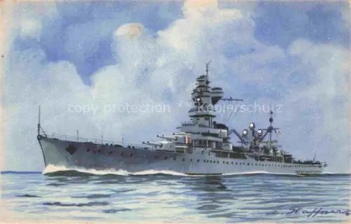 AK / Ansichtskarte Marine  Warships Croiseur de 1re classe Algerie 