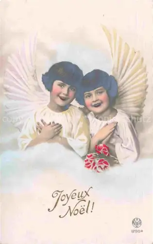 AK / Ansichtskarte Foto Noyer A Paris Nr. 1299B Weihnachten Noel Maedchen Engel 