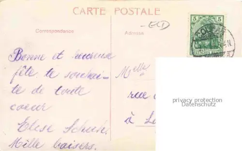 AK / Ansichtskarte Foto ELD Nr. 9003 Anniversaire Geburtstage Frau Vase 