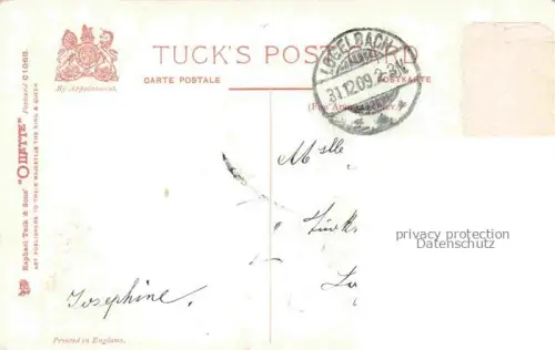 AK / Ansichtskarte Verlag TUCK Raphael et Fils Nr. C 1068 Maedchen Prosit Neujahr Nouvelle Annee Litho 