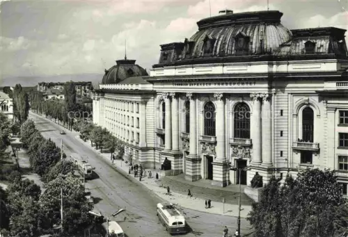 AK / Ansichtskarte STRAssENBAHN Tramway-- Sofia die Staatsuniversitaet 