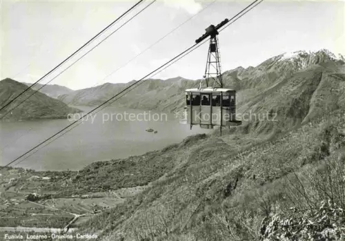 AK / Ansichtskarte Seilbahn Cable-Car Telepherique Albergo Orselina Cardada Funivia Locarno 