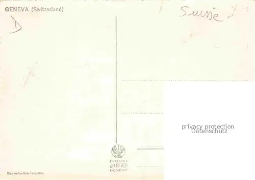 AK / Ansichtskarte STRAssENBAHN Tramway-- Genève Hotel des Postes 