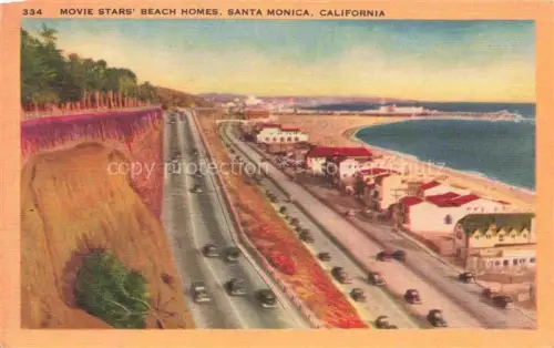 AK / Ansichtskarte Santa Monica California USA Movie Stars Beach Homes