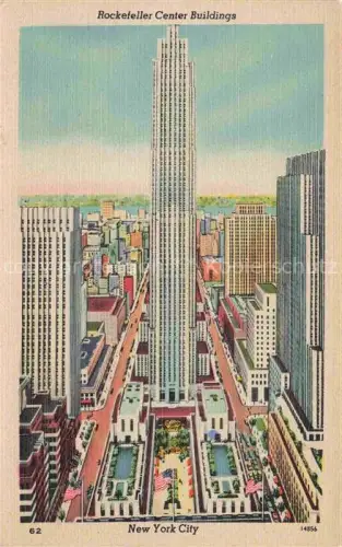 AK / Ansichtskarte NEW YORK City USA Rocketeller Center Building